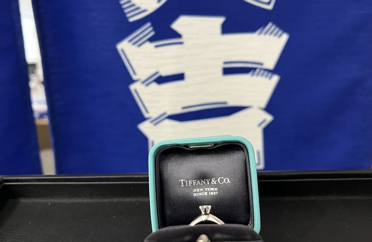 Tiffany ソリテール ダイヤモンドリングの高価買取は買取大吉ですね^_^！！