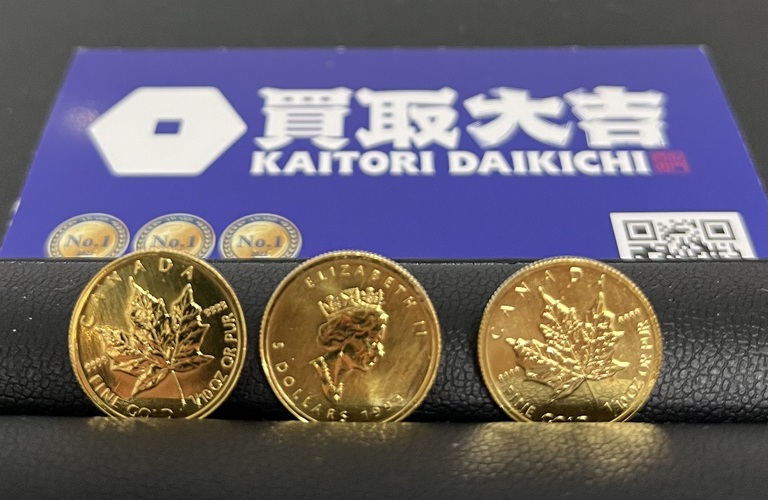 メイプルリーフ金貨のご売却は今がチャンス！！