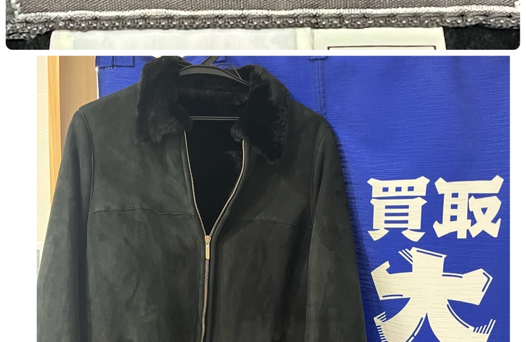 フェラガモ　レザー　ジャケット