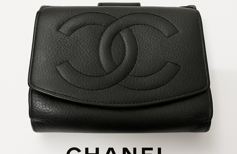 CHANEL 財布　キャビアスキン