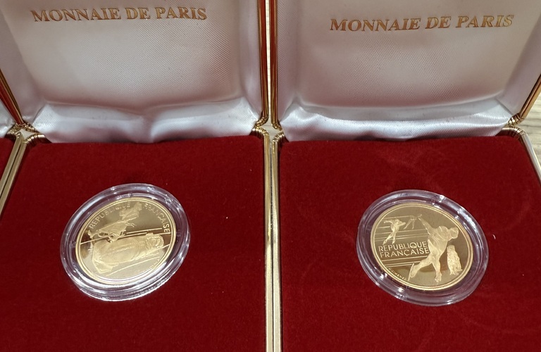 フランス アルベールビル オリンピック公式記念貨 の高価買取は大吉！！