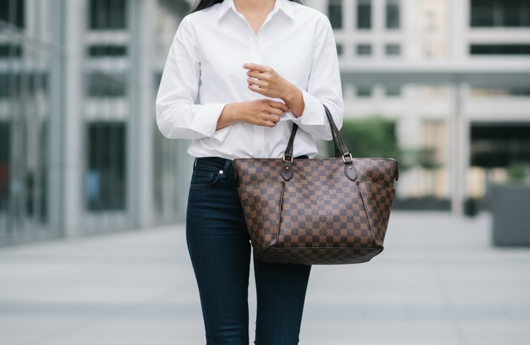 LOUIS VUITTON（ルイ・ヴィトン） ダミエ トータリーPM をお買取りさせていただきました。