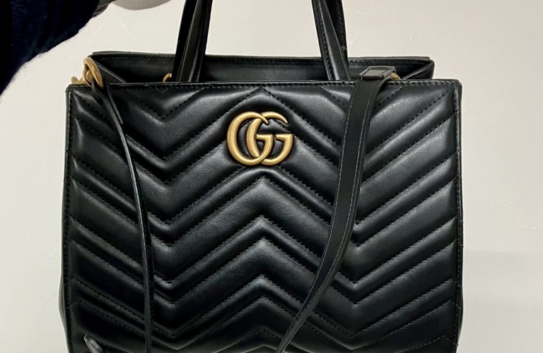GUCCI GGマーモント２WAYハンドバッグの高価買取は買取大吉！！